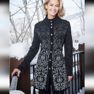 Icelandic Design 100% Wool Isabela Cardigan Sweater - Size Medium